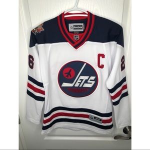 Reebok Womens NHL Jets Heritage Classic Blake Wheeler#26 Captain Jersey …